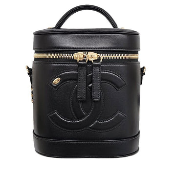 CHANEL コスメティック ベネティ トップハンドル クロスバッグ ブラック 27番 158741653 [P]
