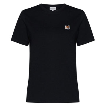 MAISON KITSUNE Damen Foxkopf T-Shirt Schwarz LW00105KJ0008 P199 110883698 [P]