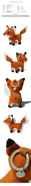 MAISON KITSUNE 24FW Fox Bag Charm Schlüsselanhänger Camel MM06906WW0105 P860 84814037 [P]
