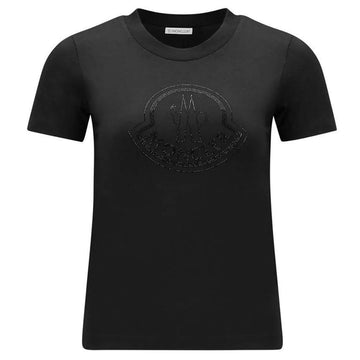 MONCLER 23FW Crystal Logo T-Shirt Schwarz 8C000 34 829FB 999 58892183 [P]