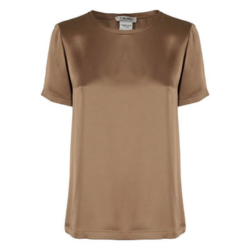 MAXMARA T-Shirt mit Logoetikett hinten braun 2391660139 010 57884993 [P]