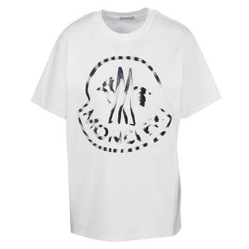 Moncler 23SS Big Logo Print T-Shirt White 8C000 18 899WS 033 47624913 [P]