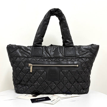 CHANEL Padded Cocoon Tote Bag Black 158750522 [P]