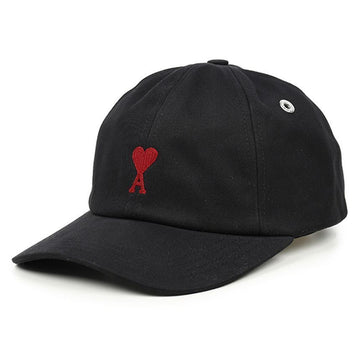 AMI Heart Logo Embroidered Cap Black 146284563 [P]