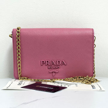Prada Saffiano Chain Crossbody Bag 158750964 [P]