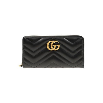 GUCCI 26SS GG Marmont Matelassé Geldbörse Schwarz 443123 DTD1T 1000 158752047 [P]