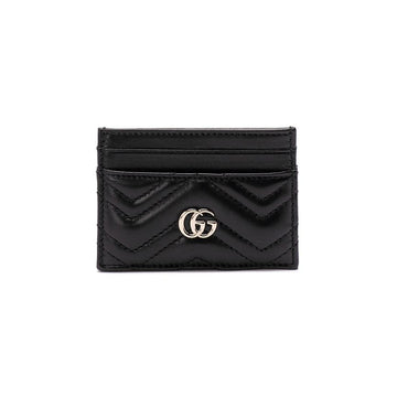 GUCCI Kartenetui aus Matelassé mit GG-Motiv Schwarz 443127 AAFAX 1000 158752048 [P]