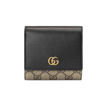 Gucci GG Marmont Wallet Black Beige 598587 17WAG 1283 158752053 [P]