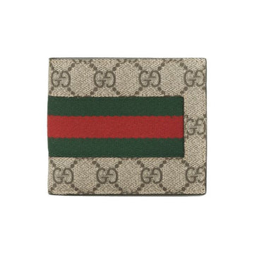 GUCCI SS 26 GG Supreme Web Geldbörse Beige 408827 KHN4N 9791 158752066 [P]