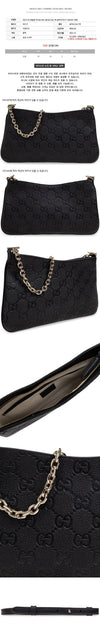 GUCCI ミディアムチェーンショルダー＆クロスバッグ ブラック 815277 AAEEM 1000 158752071 [P]