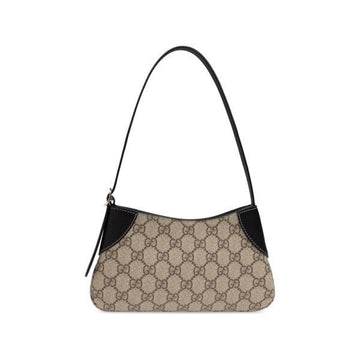 Gucci 26SS GG Emblem Small Shoulder Bag Beige Black 820696 FAD6L 9741 158752074 [P]