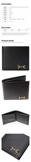 GUCCI 26SS Goldfarbene Horsebit Münzgeldbörse Schwarz 700464 DJ20G 1000 158752108 [P]