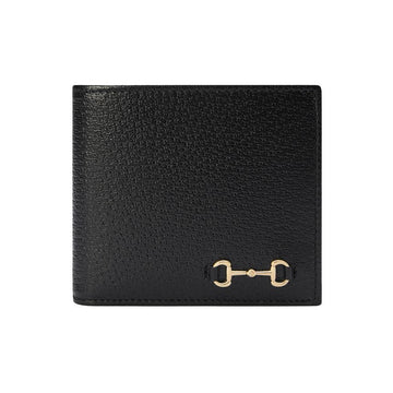 GUCCI 26SS Golden Horsebit Coin Wallet Black 700464 DJ20G 1000 158752108 [P]