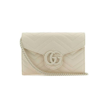 Gucci Marmont Matelassé Mini Chain Bag Ivory 474575 AABZK 9022 158752122 [P]
