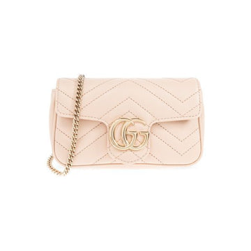 GUCCI Marmont Matelassé Super Mini Crossbody Bag Lichtrosa 476433 DTDHD 6705 158752124 [P]