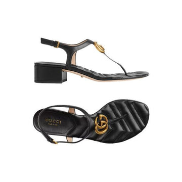 Gucci Matelassé Sandals Black 158752130 [P]
