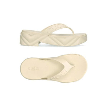 GUCCI T-Strap Plattform Sandalen Beige 746334 JFM00 9022 158752139 [P]