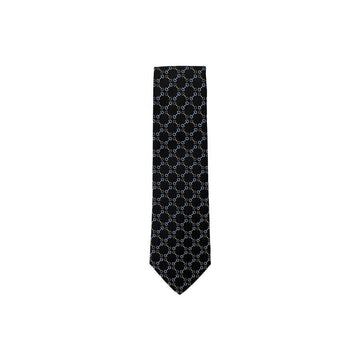 Gucci Silk Jacquard Horsebit Tie Black 158752180 [P]