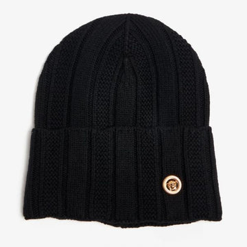 VERSACE フラットリブニットキャップ (1014174 1A09351 1B000) 147740013 [P]