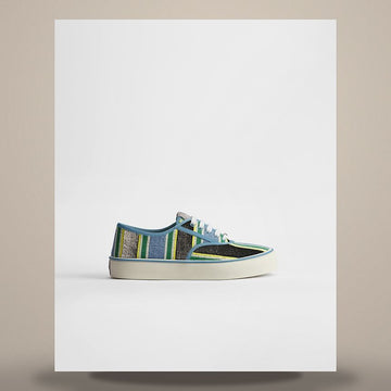 Dior Riviera Saltwind Sneakers Black, Light Blue, Green, Yellow Oblique Sun Stripe Jacquard 3SN348ADY_H580 158758759 [P]