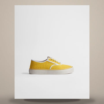Dior Saltwind Sneakers Yellow Oblique Jacquard 3SN348ADT_H200 158758763 [P]