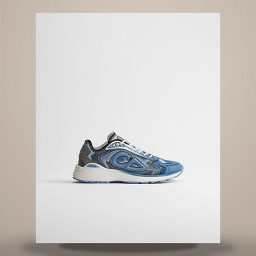 DIOR B30 Countdown Tech Sneakers Blau Farbverlauf Transparent N3O Nylon, Grau & Blau Technisches Gewebe, Blau Gummi 3SN342AES_H583 158758769 [P]
