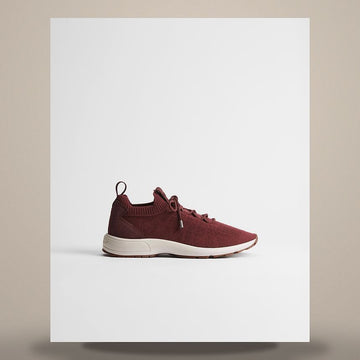 DIOR B80 Lounge Sneakers Burgunder Cannage Wolle Kaschmir Seide Strick & Burgunder Wildleder Kälberhaut 158758778 [P]
