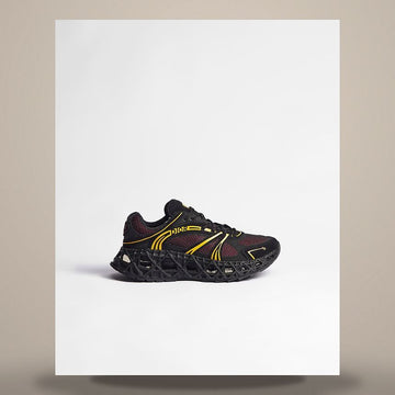 Dior B35 NXXT Sneakers Black Suede Calfskin, Black & Yellow Technical Fabric, Red Technical Mesh 3SN323AAY_H931 158758779 [P]