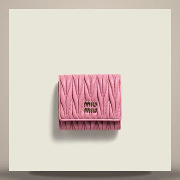 Miu Miu Small Matelassé Napa Leather Wallet 5MH033_AFPP_F0028 158758850 [P]