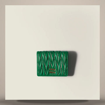 Miu Miu Matelassé Napa Leather Wallet 158758851 [P]