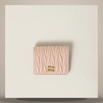 Miu Miu Matelassé Napa Leather Wallet 158758854 [P]