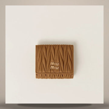 Miu Miu Small Matelassé Napa Leather Wallet 158758862 [P]