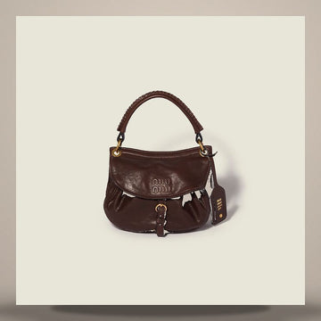 Miu Miu Rendezvous Napa Leather Bag 158758980 [P]