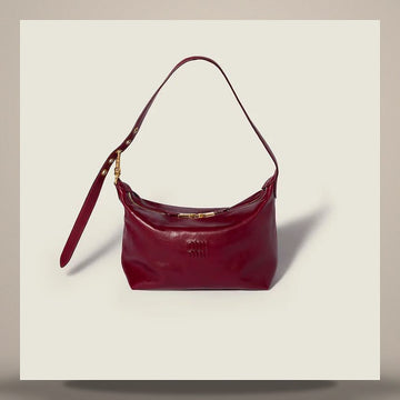 Miu Miu Spirit Napa Leather Hobo Bag 158759001 [P]