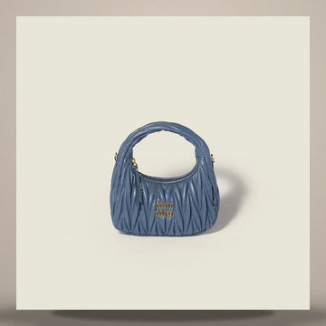 Miu Miu Matelasse Napa Leather Hobo Bag 158759371 [P]