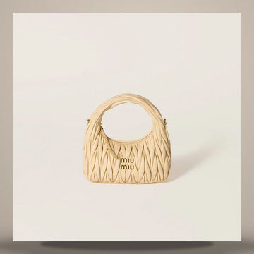 Miu Miu Matelassé Nappa Leather Hobo Bag 158759746 [P]