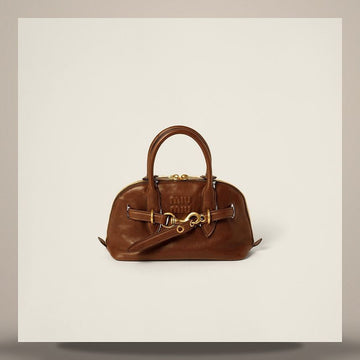 Miu Miu Nappa Leather Top Handle Bag 158759829 [P]
