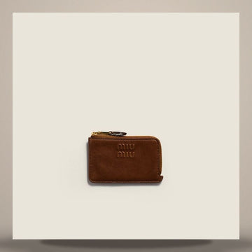 MIU MIU ナパレザーエンベロープカードホルダー 158759828 [P]