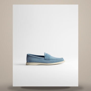 Dior Granville Loafer Light Blue Suede Calfskin 3LO216ADR_H507 158759938 [P]