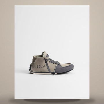 DIOR Rodi Schnürstiefel Grau Nubuk & Grau Wildleder Kalbsleder 158759942 [P]