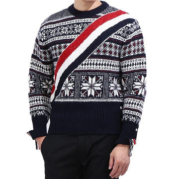THOM BROWNE Diagonales Sweatshirt 158760340 [P]