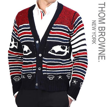 THOM BROWNE Fisch Crop Cardigan 158760343 [P]
