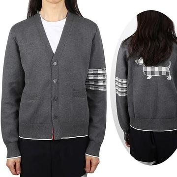 THOM BROWNE Hector Jacquard Cardigan 158760346 [P]
