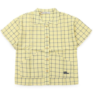 BOBO CHOSES Kids Spicy Window Fan Kurzarmhemd (Gelb) B126AC036 721 154386696 [P]