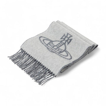 Vivienne Westwood Reversible Two-Tone Wool Scarf 158760804 [P]