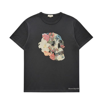 ALEXANDER MCQUEEN Herren-T-Shirt mit floralem Skull-Print 90, 95 158777860 [P]