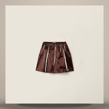 Miu Miu Satin Skirt 158796256 [P]