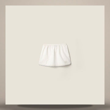 MIU MIU Stickerei Slub Popeline Rock 158796265 [P]