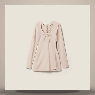Miu Miu Stretch Poplin Mini Dress 158796290 [P]