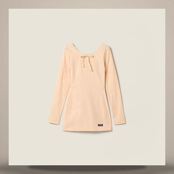 Miu Miu Poplin Stretch Mini Dress 158796292 [P]